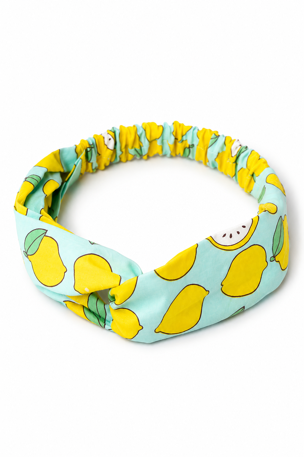 Haarband Lemon - sommerliches Haarband mit Zitronen
