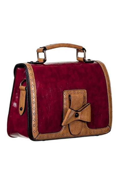 Scandal Retro Handtasche rot