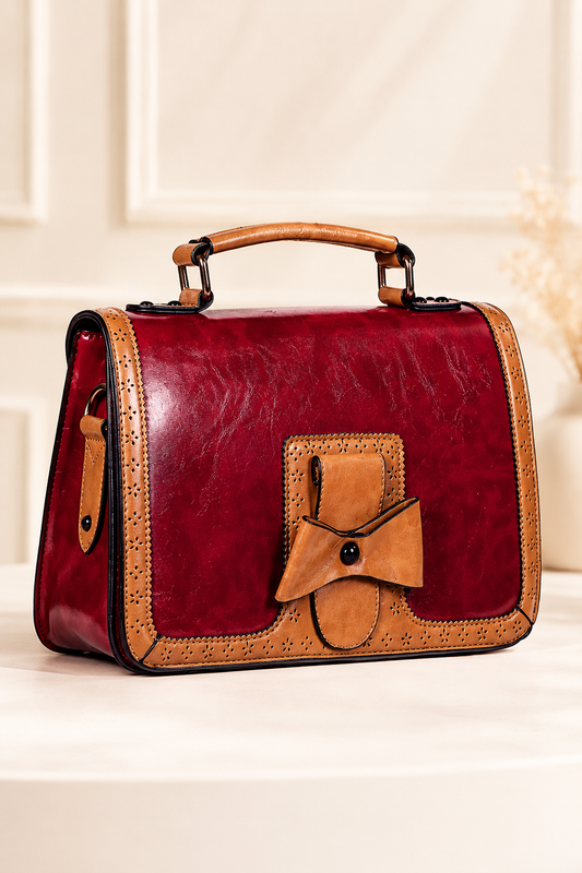 Scandal Retro Handtasche rot