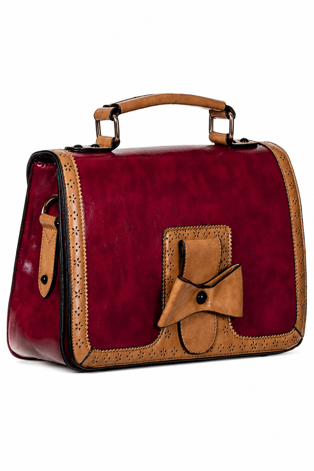 Scandal Retro Handtasche rot