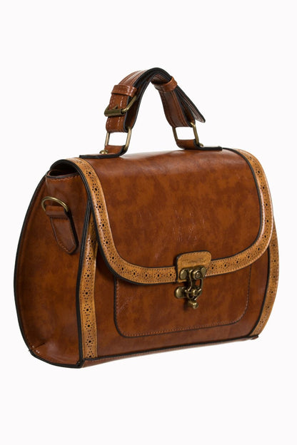 Stevie Vintage Handtasche camel