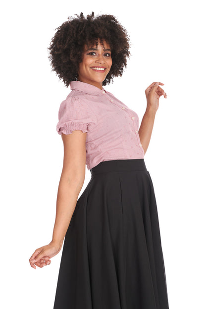 Heart on her Sleeves Bluse