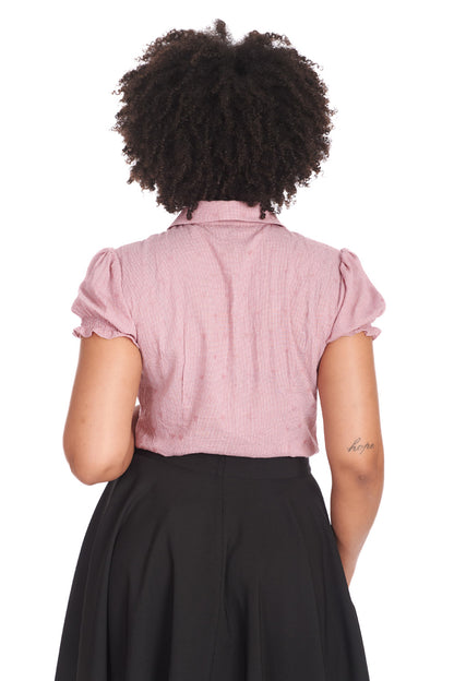 Heart on her Sleeves Bluse