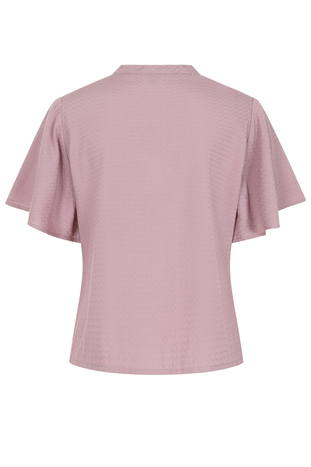 Lilac May Wave Bluse - Retro Kurzarmbluse mit Schleife