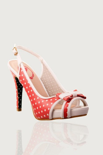 Mary Lou Peep Toe Pumps rot