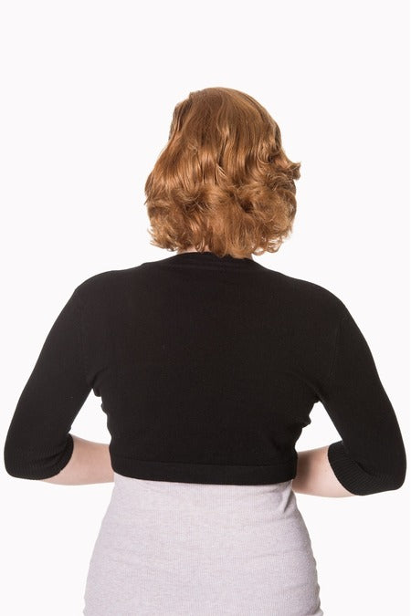 Hudson Bolero schwarz - Kurzer Cardigan