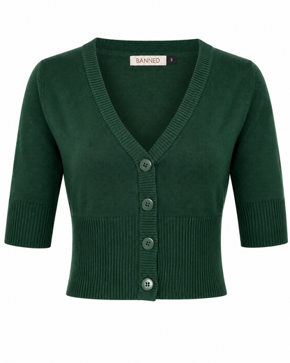 Sweet Dreamer Cardigan bottle green