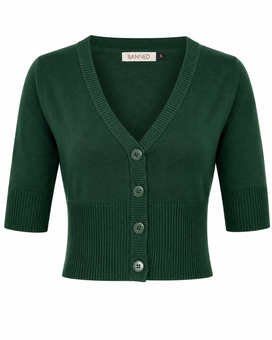 Sweet Dreamer Cardigan bottle green