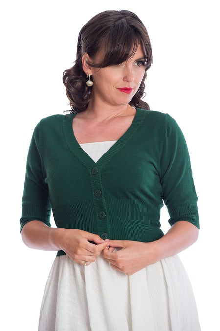 Sweet Dreamer Cardigan bottle green