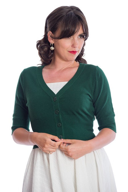 Sweet Dreamer Cardigan bottle green