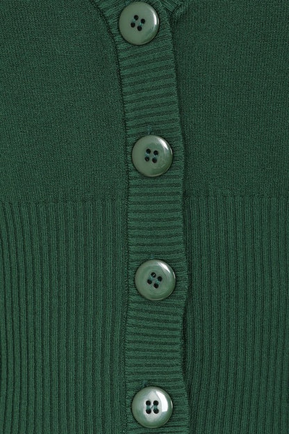 Sweet Dreamer Cardigan bottle green