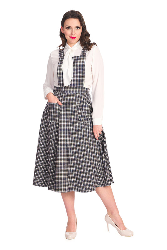 Holly Pinafore Latz-Kleid navy