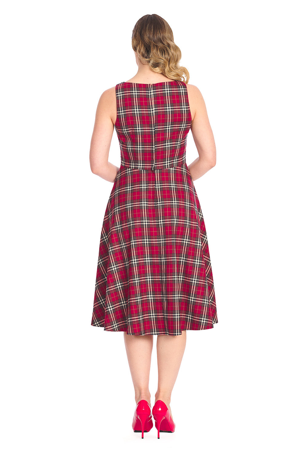 Winter Check Tartan Kleid