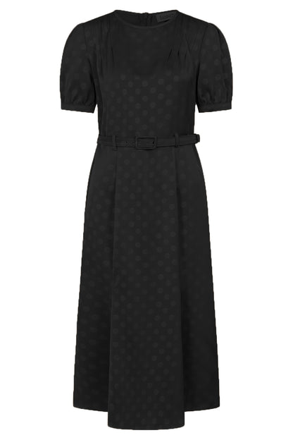 Black Iris 40s Dress - Polka Dot Kleid im 1940er Jahre Stil