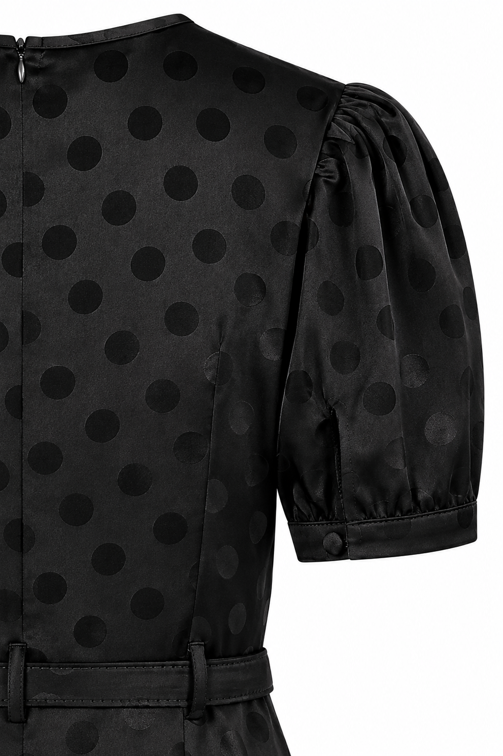 Black Iris 40s Dress - Polka Dot Kleid im 1940er Jahre Stil