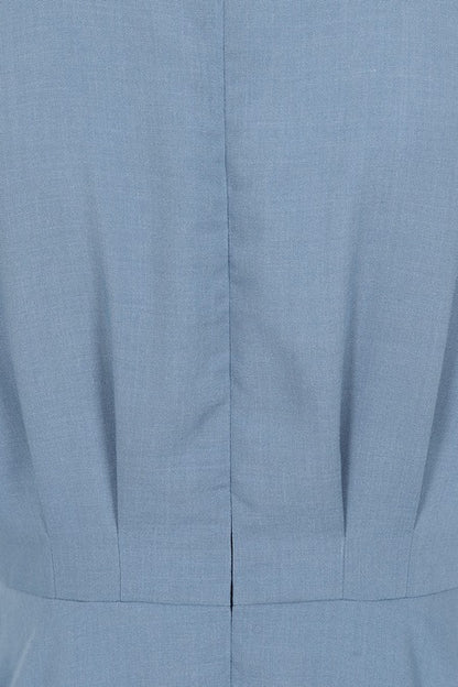 Shirley Sail Dress - 40er Jahre Kleid in blau