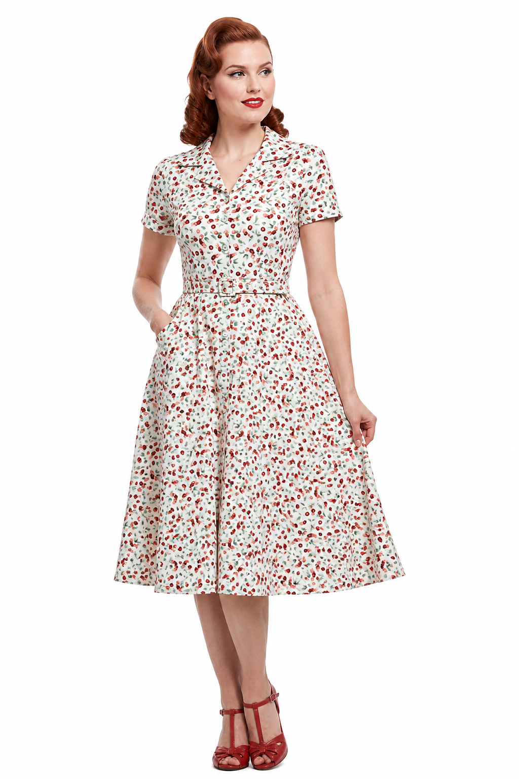 Kate Cherry 40s Dress - Retro Kleid mit Kirschen