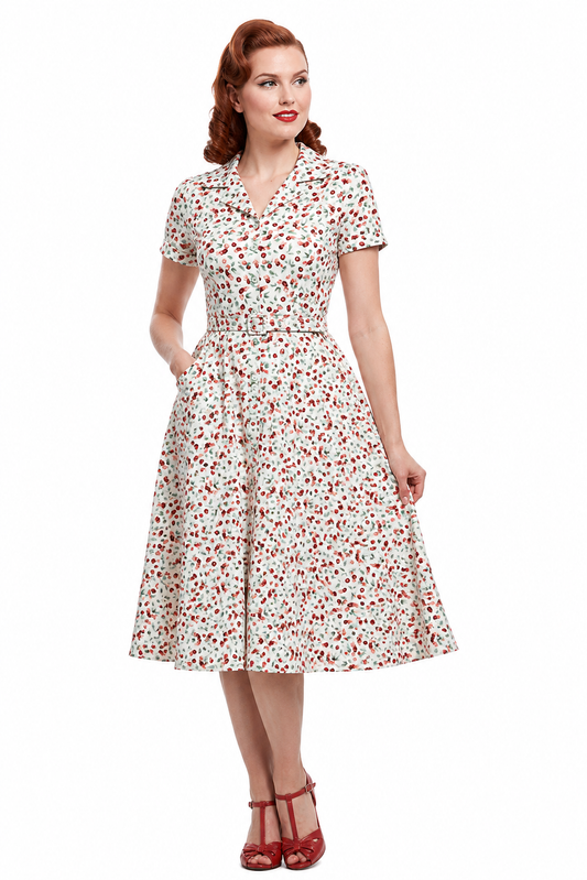 Kate Cherry 40s Dress - Retro Kleid mit Kirschen