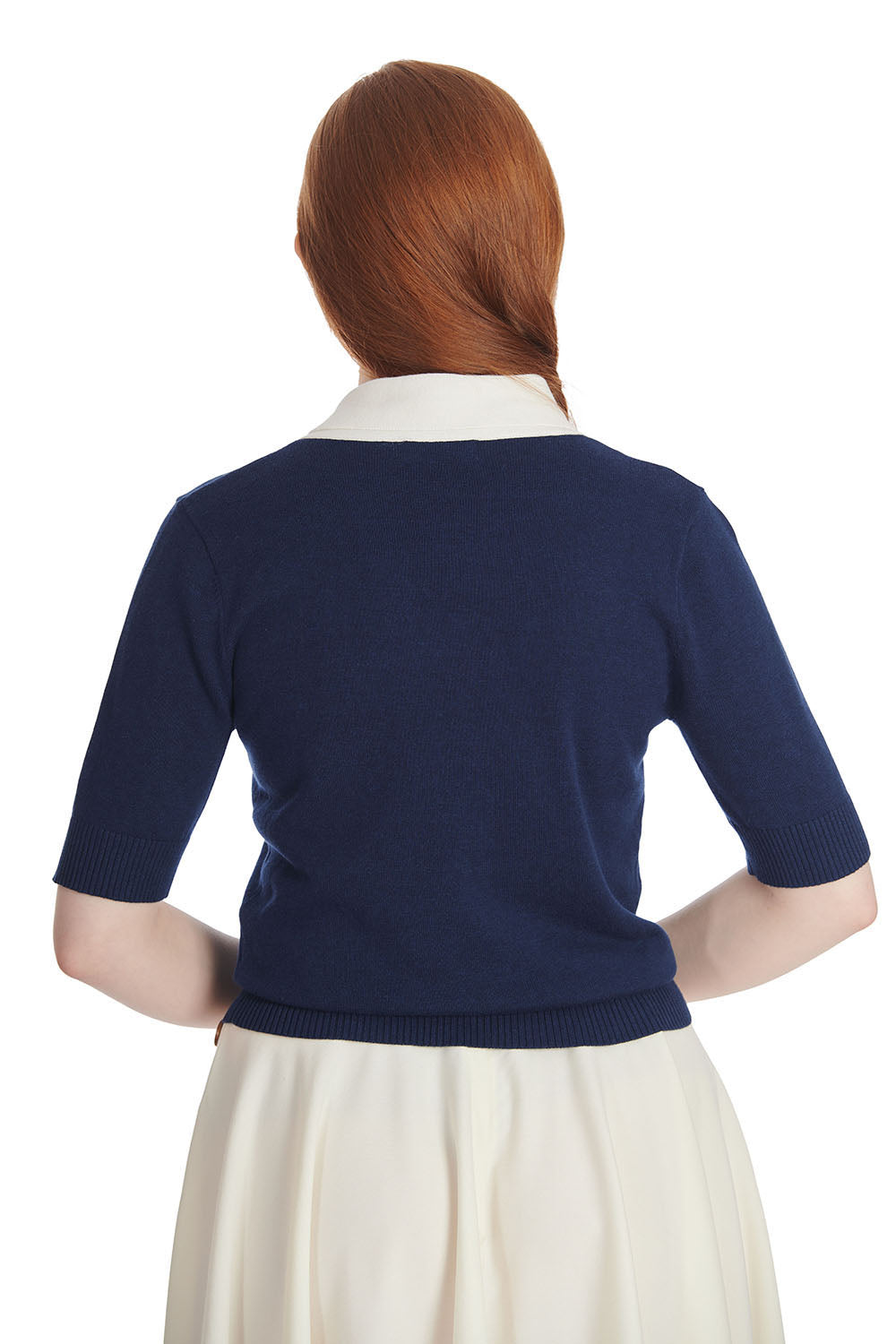 Ahoi Sail Jumper navy - maritimer Sommer Pullover