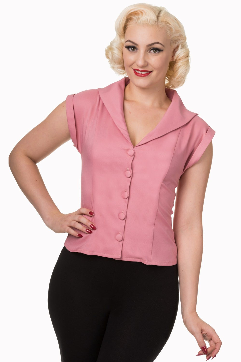 Vintage Dream Bluse rosa