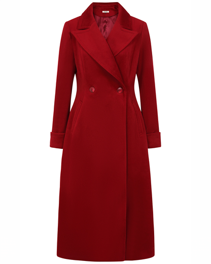 Abigail 40s Coat burgundy – Retro Mantel