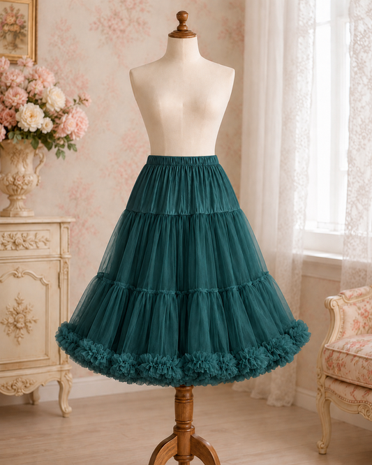Petticoat 66 cm bottlegreen