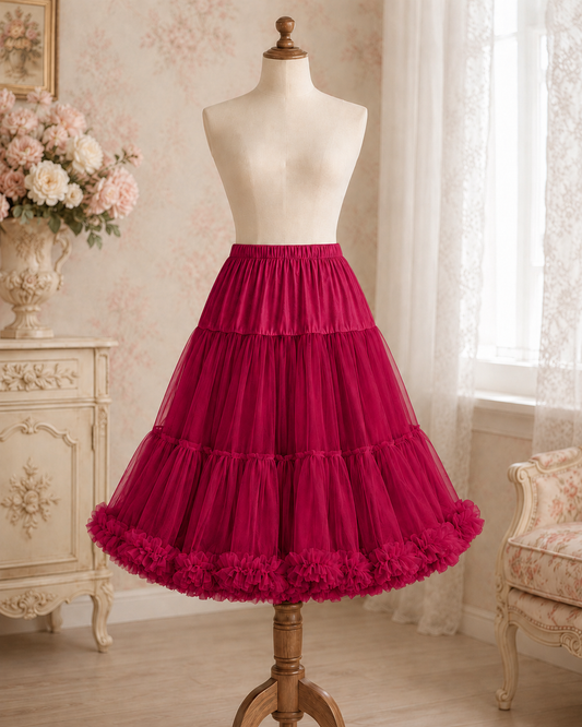 Petticoat 66 cm burgundy