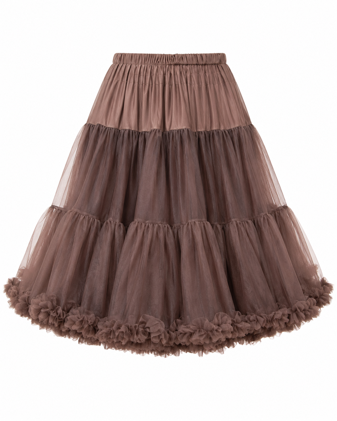 Petticoat 70 cm braun
