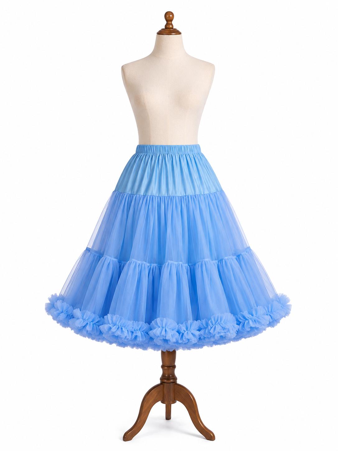 Petticoat 70cm kornblumenblau