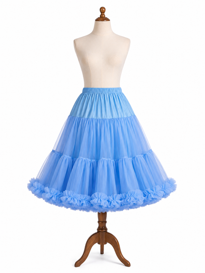 Petticoat 70cm kornblumenblau