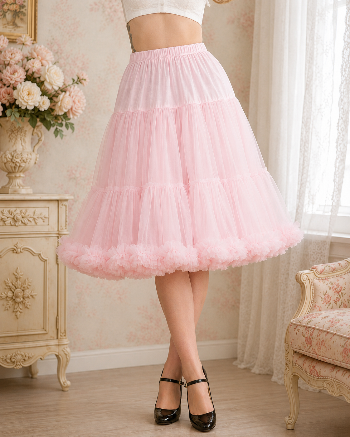 Petticoat 70cm light pink