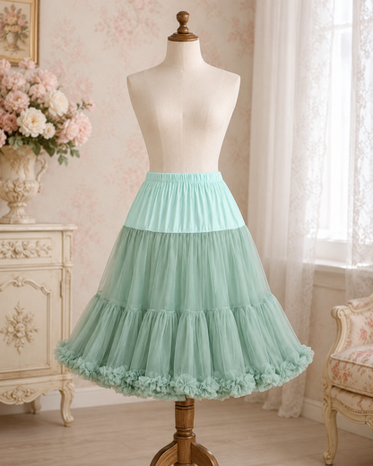Petticoat 70cm sage green