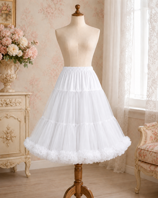 Petticoat 66 cm weiß