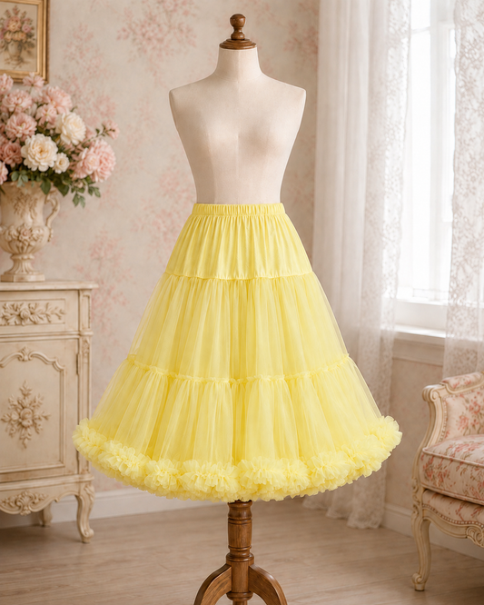 Petticoat 66 cm gelb