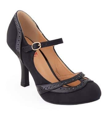 Angel Dust 40s Pumps in beige und schwarz