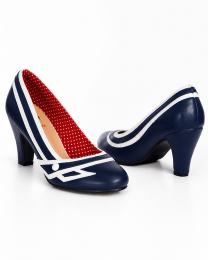 Kell Lee Nautical Heels - maritime Pumps