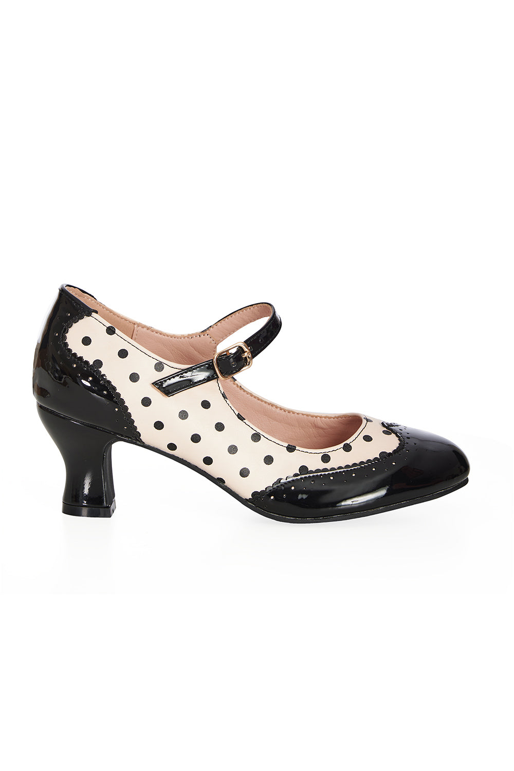 Steppin´Style Mary Janes nude-schwarz