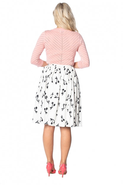 White Cherry Pop Skirt