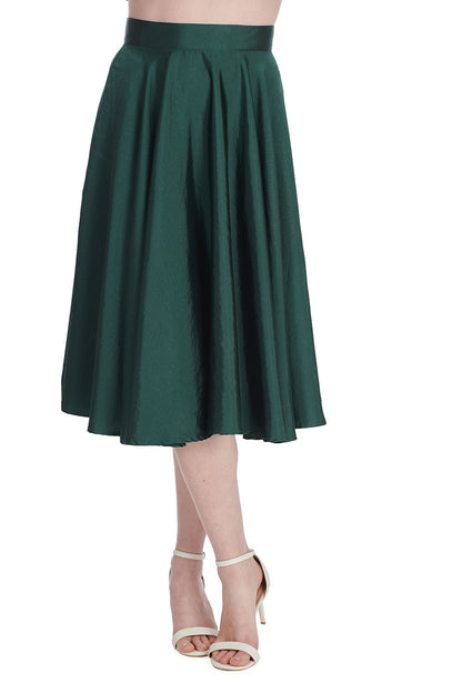 Summer Silky Skirt dunkelgrün