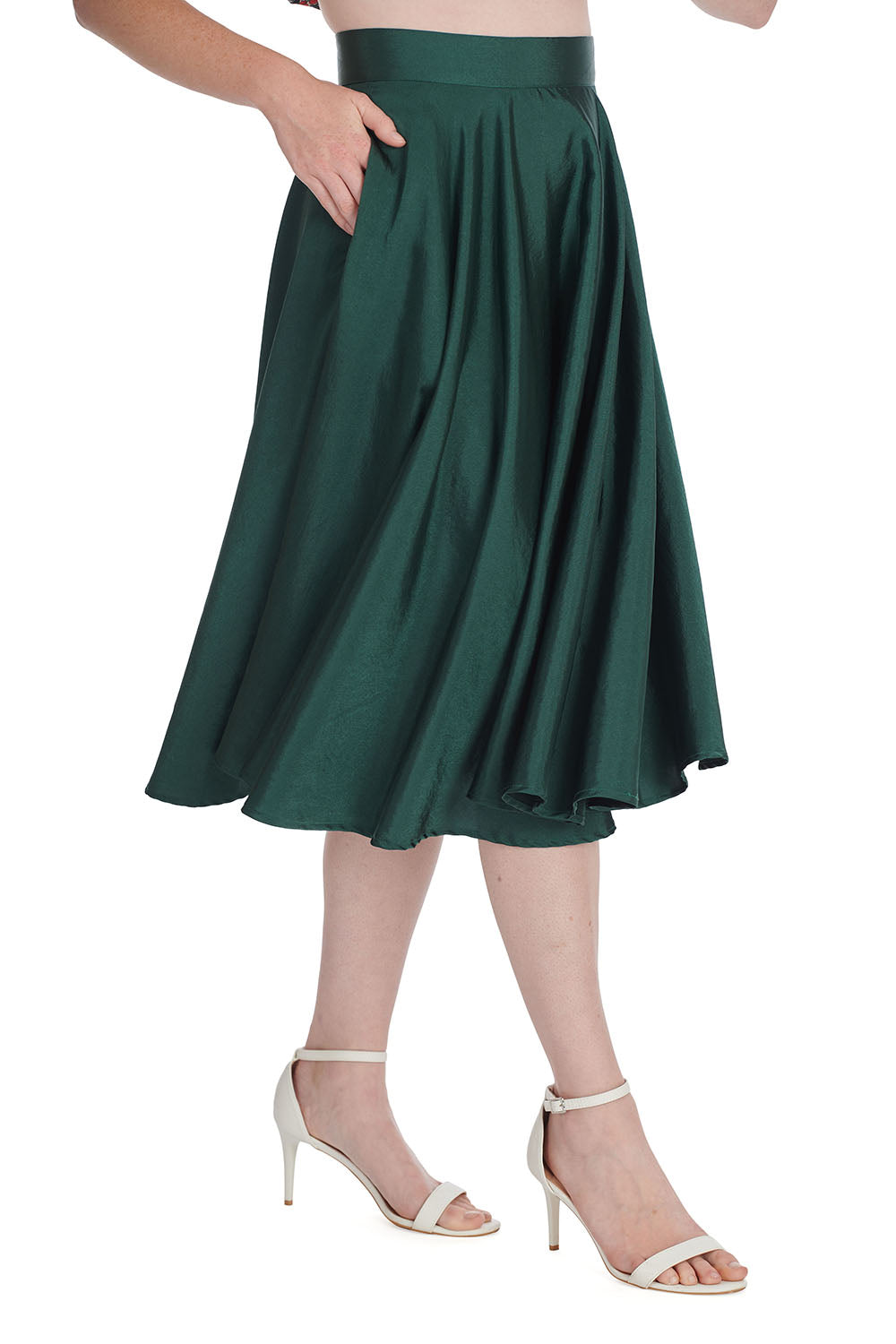 Summer Silky Skirt dunkelgrün