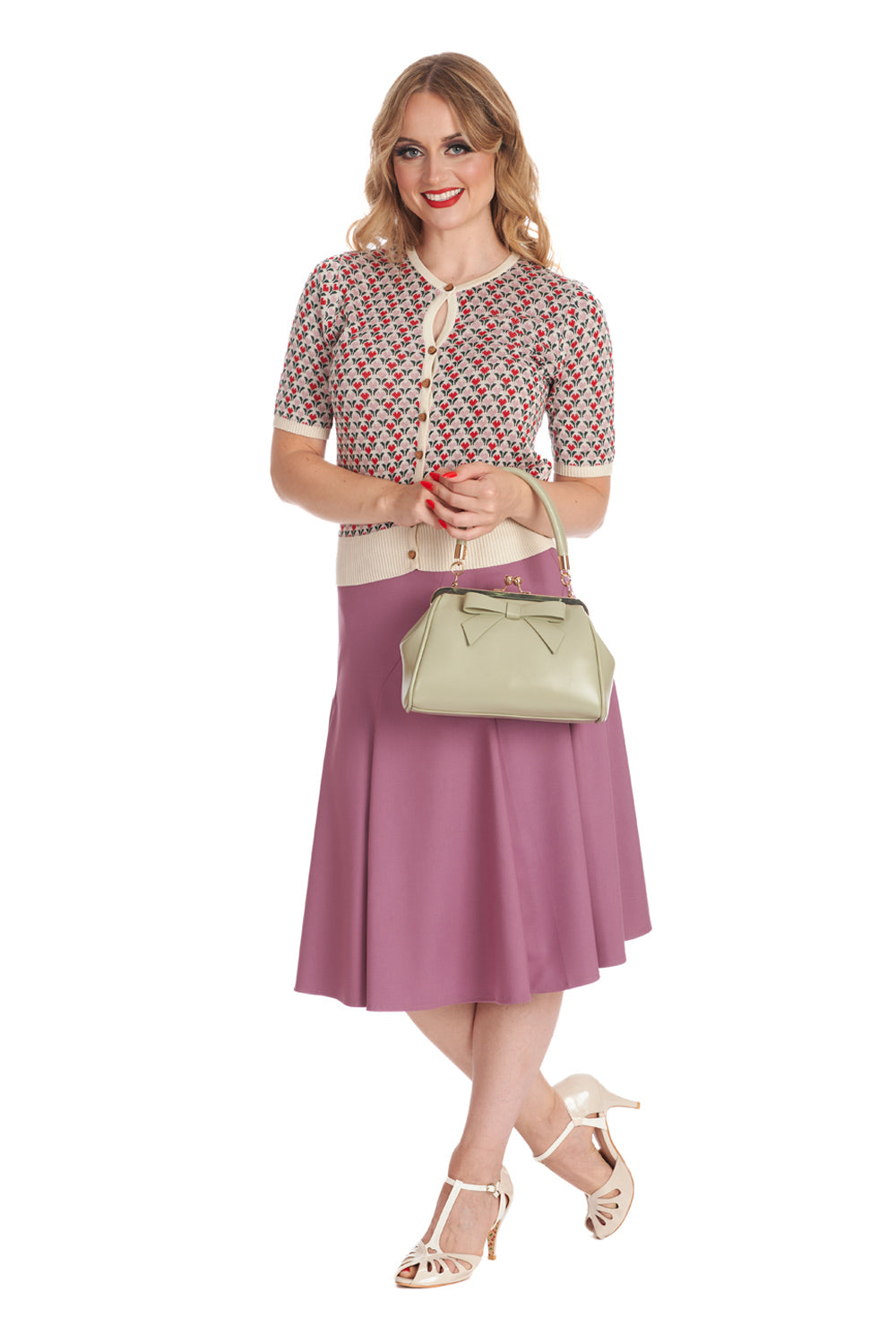 Carol Classic Panel Skirt lila