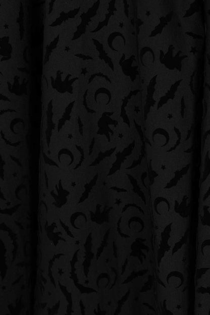 Cecille Bats Suspender Skirt - Rock mit Fledermäusen
