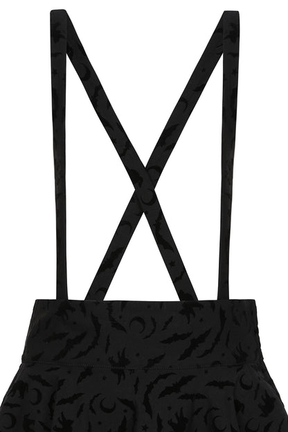 Cecille Bats Suspender Skirt - Rock mit Fledermäusen