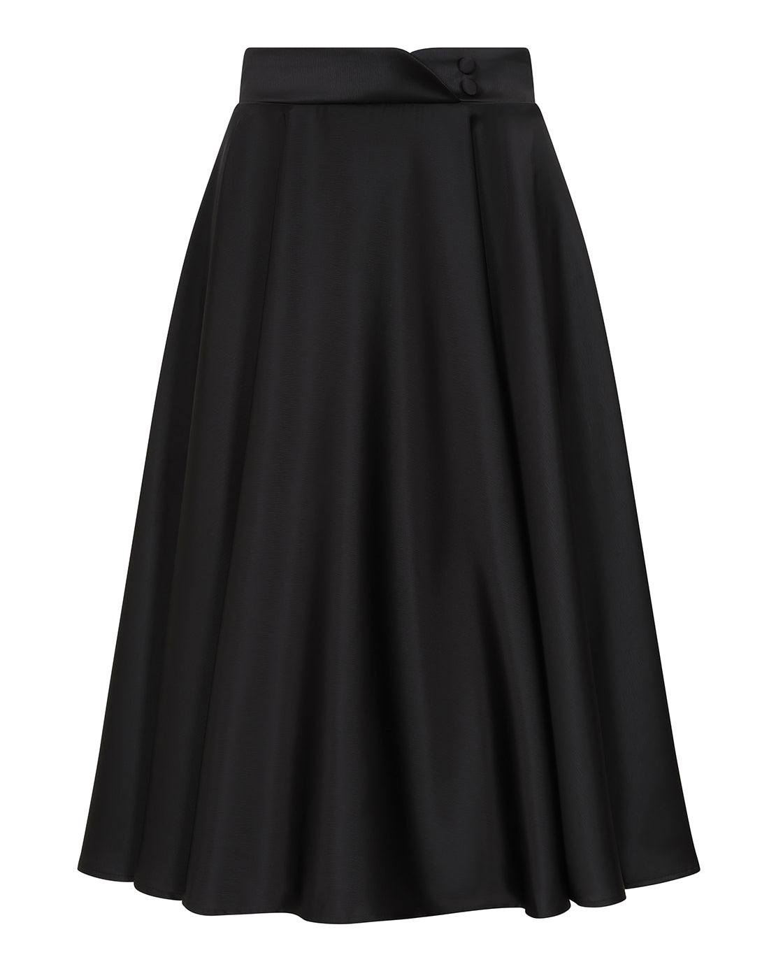 Black Legacy Circular Skirt - Retro Rock in schwarz