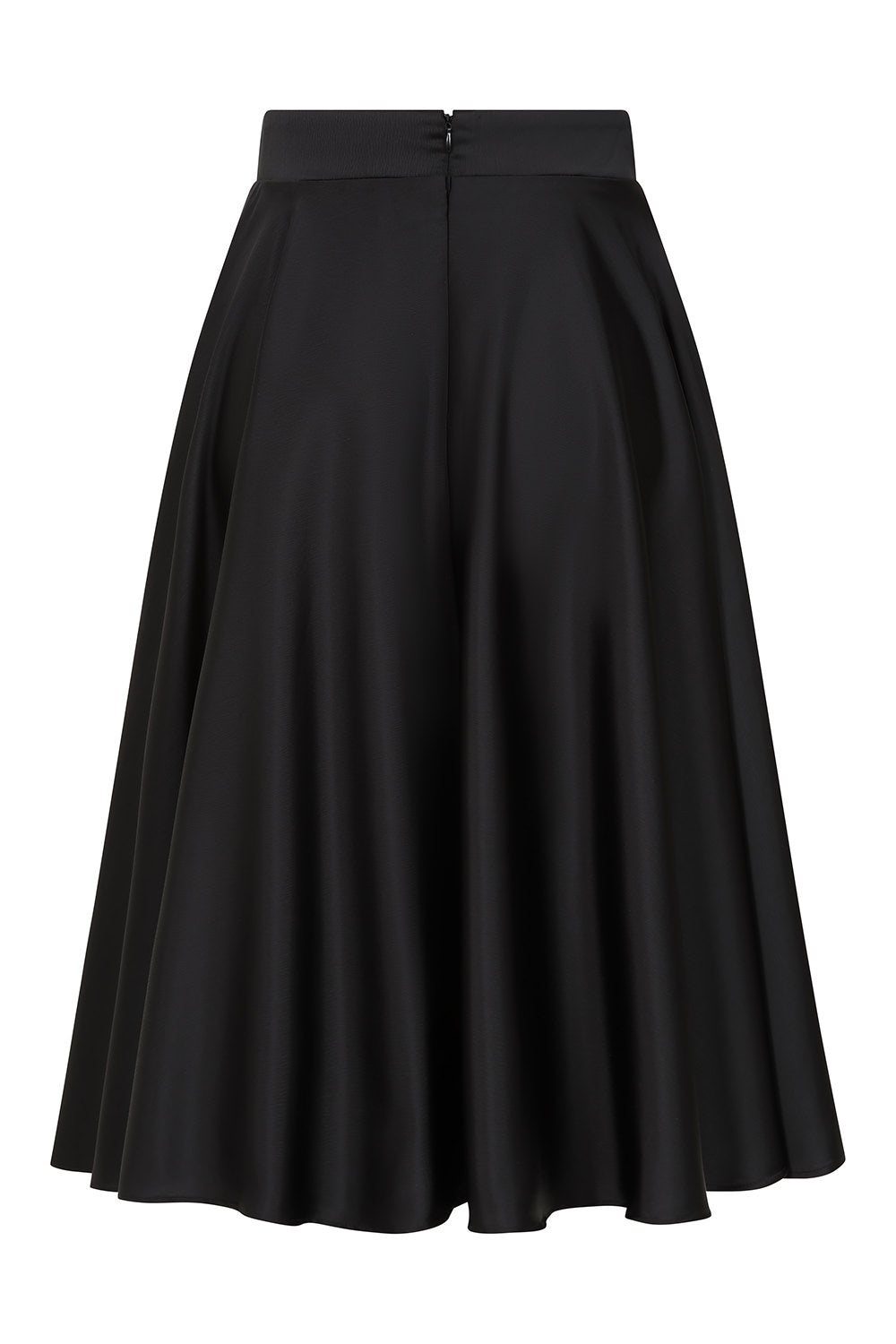 Black Legacy Circular Skirt - Retro Rock in schwarz