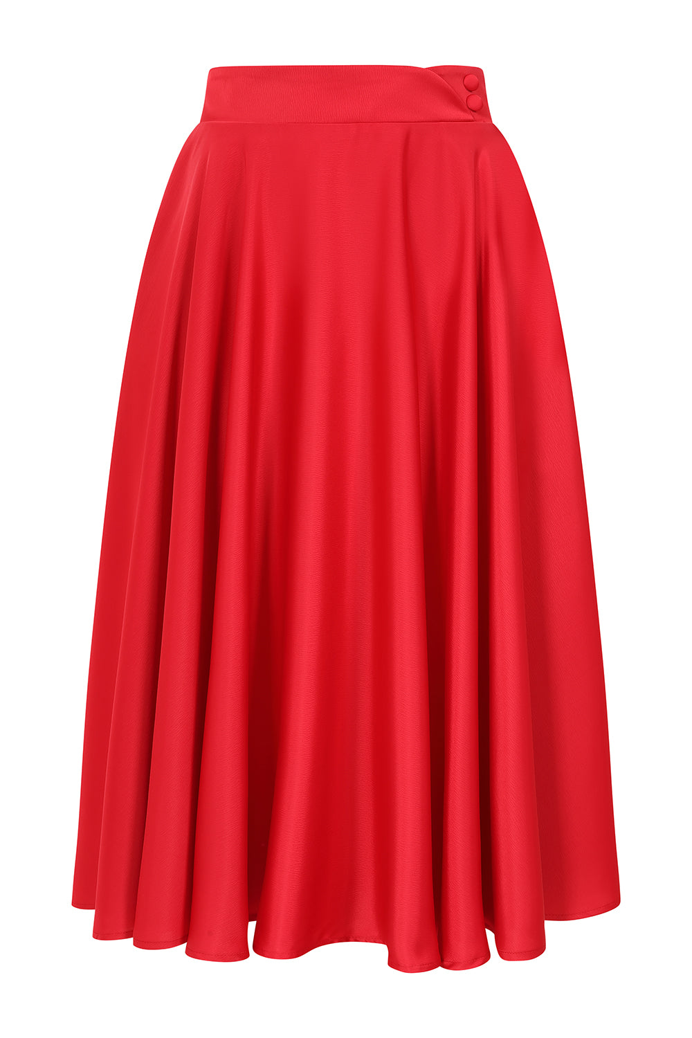 Red Legacy Circular Skirt - Retro Rock in rot