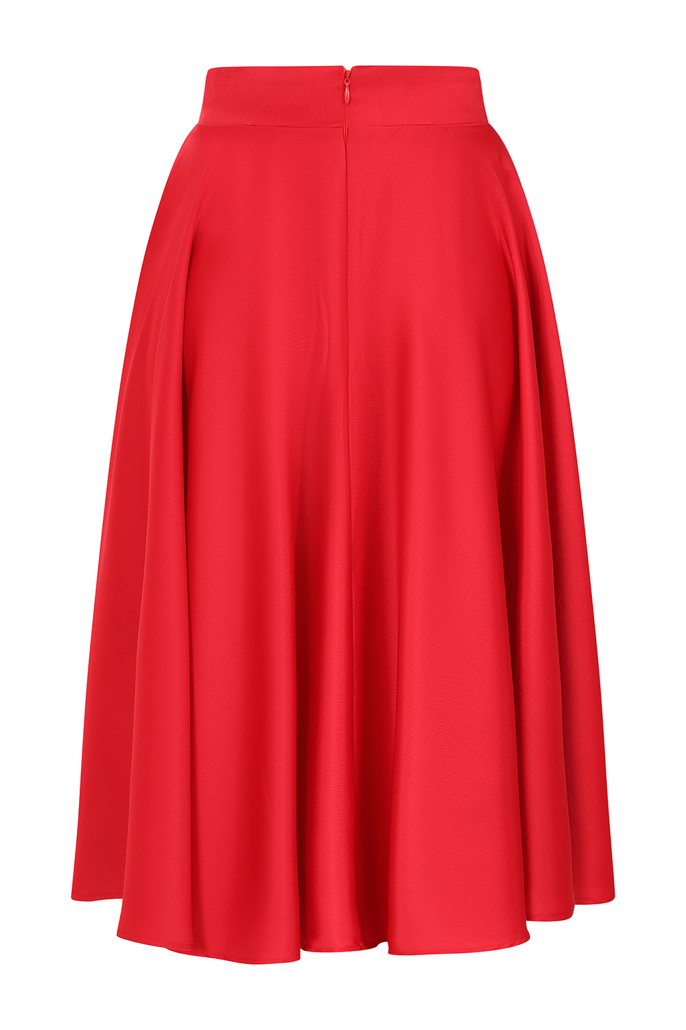 Red Legacy Circular Skirt - Retro Rock in rot