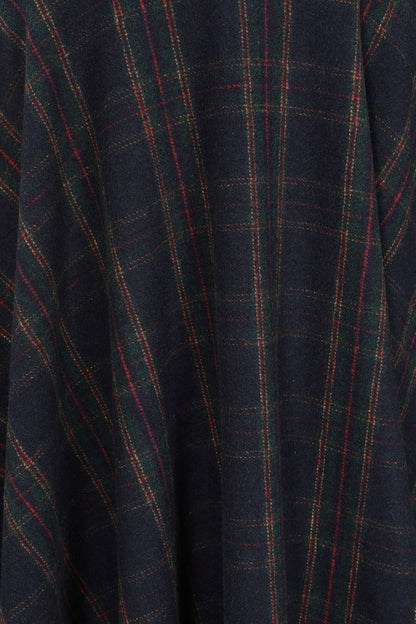 Wool Mix School Skirt - Winterrock Wolle navy