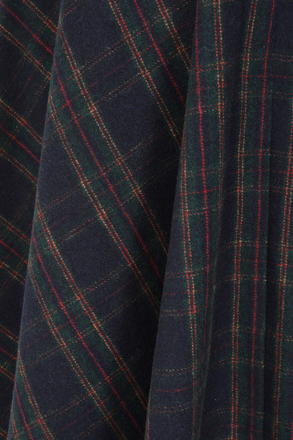 Wool Mix School Skirt - Winterrock Wolle navy