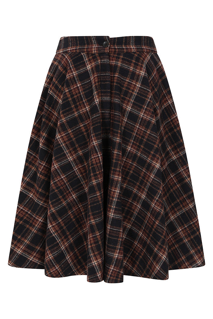 Cary Books Check Skirt - Retro Rock kariert